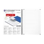 Oxford Oceanis Wirebound Notebook Ruled A4 Black 400180067