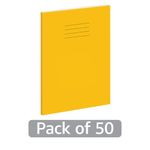 Hamelin Exercise Book 8mm Lined 80 Page A4+ Yellow (Pack of 50) 400206237