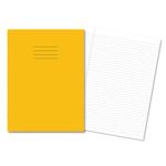 Hamelin Exercise Book 8mm Lined 80 Page A4+ Yellow (Pack of 50) 400206237