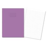 Hamelin Exercise Book 12mm Lined 80 Page A4+ Purple (Pack of 50) 400206479