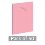 Hamelin Exercise Book 8mm Lined 80 Page A4+ Pink (Pack of 50) 400206448