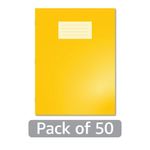 Hamelin Oxford Exercise Book 12mm Squared 80 Page A4+ Yellow (Pack of 50) 400206552
