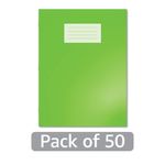 Hamelin Oxford Exercise Book 12mm Squared 80 Page A4+ Light Green (Pack of 50) 400206553