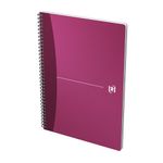Oxford Poly Opaque Wirebound Notebook A4 Assorted (5 Pack) 100101918