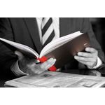 Black n' Red Casebound Smart Ruled Hardback Notebook A4 100080428