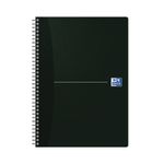 Oxford Card Cover Wirebound Notebook A4 Black (5 Pack) 100102931