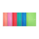 Oxford Office Wirebound Notebook Transparent Assorted A5 (Pack of 5) 100104780