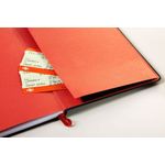 Black n' Red Casebound Hardback Notebook Ruled A5 Black 400033673