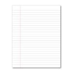 Hamelin Exercise Book 8mm Lined 80 Page 229x178mm Purple (Pack of 100) 100100013