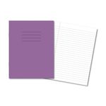 Hamelin Exercise Book 8mm Lined 80 Page 229x178mm Purple (Pack of 100) 100100013