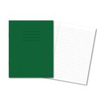 Hamelin Exercise Book 8mm Lined 80 Page 229x178mm Dark Green (Pack of 100) 100101417