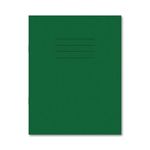 Hamelin Exercise Book 8mm Lined 80 Page 229x178mm Dark Green (Pack of 100) 100101417