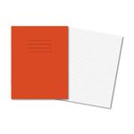 Hamelin Exercise Book 5mm Squared 80 Page 229x178mm Orange (Pack of 100) 100104904