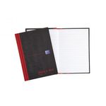 Black n' Red Casebound Hardback Notebook 192 Pages A6 (Pack of 5) 100080429