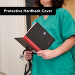 Black n' Red Casebound Hardback Notebook 192 Pages A5 (Pack of 5) 100080459