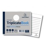 Challenge Ruled Carbonless Triplicate Book 100 Sets 105x130mm (Pack of 5) 100080471