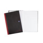 Black n' Red Casebound Ruled Hardback Notebook A4 100080473