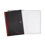 Black n' Red Casebound Narrow Ruled Hardback Notebook A4 (Pack of 5) 100080474