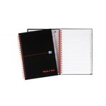 Black n' Red Wirebound A-Z Hardback Notebook A5 (Pack of 5) 100080194