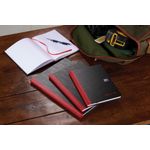 Black n' Red Casebound Recycled Hardback Notebook 192 Pages A4 (Pack of 5) 100080530