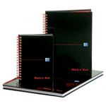 Black n' Red Wirebound A-Z Hardback Notebook A4 (Pack of 5) 100080232