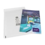 Jiffy AirKraft Size 4 Bubble Lined Mailer White Pack of 100 MAKC88007