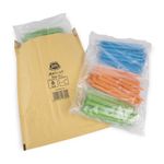 Jiffy AirKraft Size 3 Bubble Lined Mailer Gold Pack of 100 MAKC99006