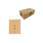 Jiffy AirKraft Size 5 Bubble Lined Mailer Gold Pack of 100 MAKC99008