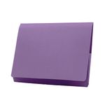 Exacompta Guildhall Brief Size Pocket Wallet 14x10in Mauve (Pack of 50) PW3-MVE