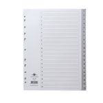 Concord 20-Part 1-20 Index Polypropylene A4 Grey 62705