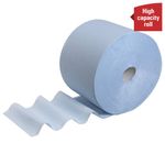 Wypall L10 Surface Wiping Paper Roll 1-Ply x1000 Sheets Blue 7200