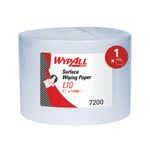 Wypall L10 Surface Wiping Paper Roll 1-Ply x1000 Sheets Blue 7200