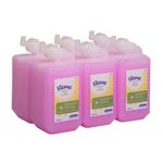 Kleenex Everyday Use Hand Cleanser Refill 1 Litre Pink Pack of 6 6331