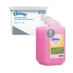 Kleenex Everyday Use Hand Cleanser Refill 1 Litre Pink Pack of 6 6331