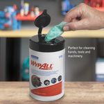 Wypall Industrial Cleaning Wipes x50 270x270mm Green Pack of 6 7772