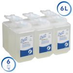 Scott Foam Hand Cleanser Unscented 1L Refills Clear Pack of 6 6342