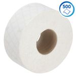 Scott Jumbo Toilet Tissue 2-Ply x500 White Pack of 12 8614
