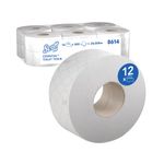Scott Jumbo Toilet Tissue 2-Ply x500 White Pack of 12 8614