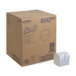Scott Control Folded Toilet Tissue Paper 2-Ply x250 Sh Pack of 36 8042