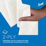Scott Control Folded Toilet Tissue Paper 2-Ply x250 Sh Pack of 36 8042