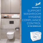 Scott Control Folded Toilet Tissue Paper 2-Ply x250 Sh Pack of 36 8042