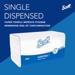 Scott Interfold M-Fold Hand Towels 1-Ply x212 White Pack of 15 6663
