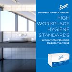 Scott Interfold M-Fold Hand Towels 1-Ply x212 White Pack of 15 6663