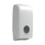 Aquarius Folded Toilet Tissue Dispenser Single Sheet White 6946