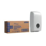 Aquarius Folded Toilet Tissue Dispenser Single Sheet White 6946