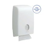 Aquarius Folded Paper Hand Towel Dispenser White 6945