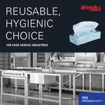Wypall Interfolded Cleaning Cloths Blue Pack of 50 7441
