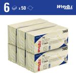 Wypall Interfolded Cleaning Cloths Yellow Pack of 50 7443