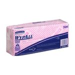 Wypall Interfolded Cleaning Cloths Red Pack of 50 7444