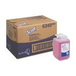 Scott Foam Everyday Use Hand Cleanser 1L Refill Pink Pack of 6 6340